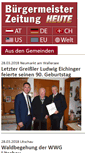 Mobile Screenshot of buergermeisterzeitung.info