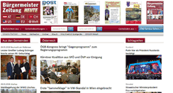 Desktop Screenshot of buergermeisterzeitung.at